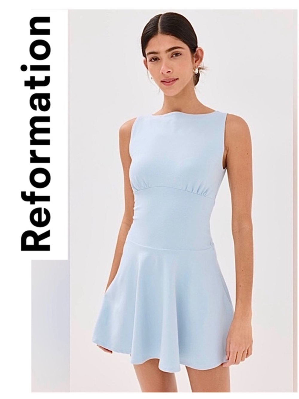 NWT Reformation Mayve Knit Mini 
Dress, XL